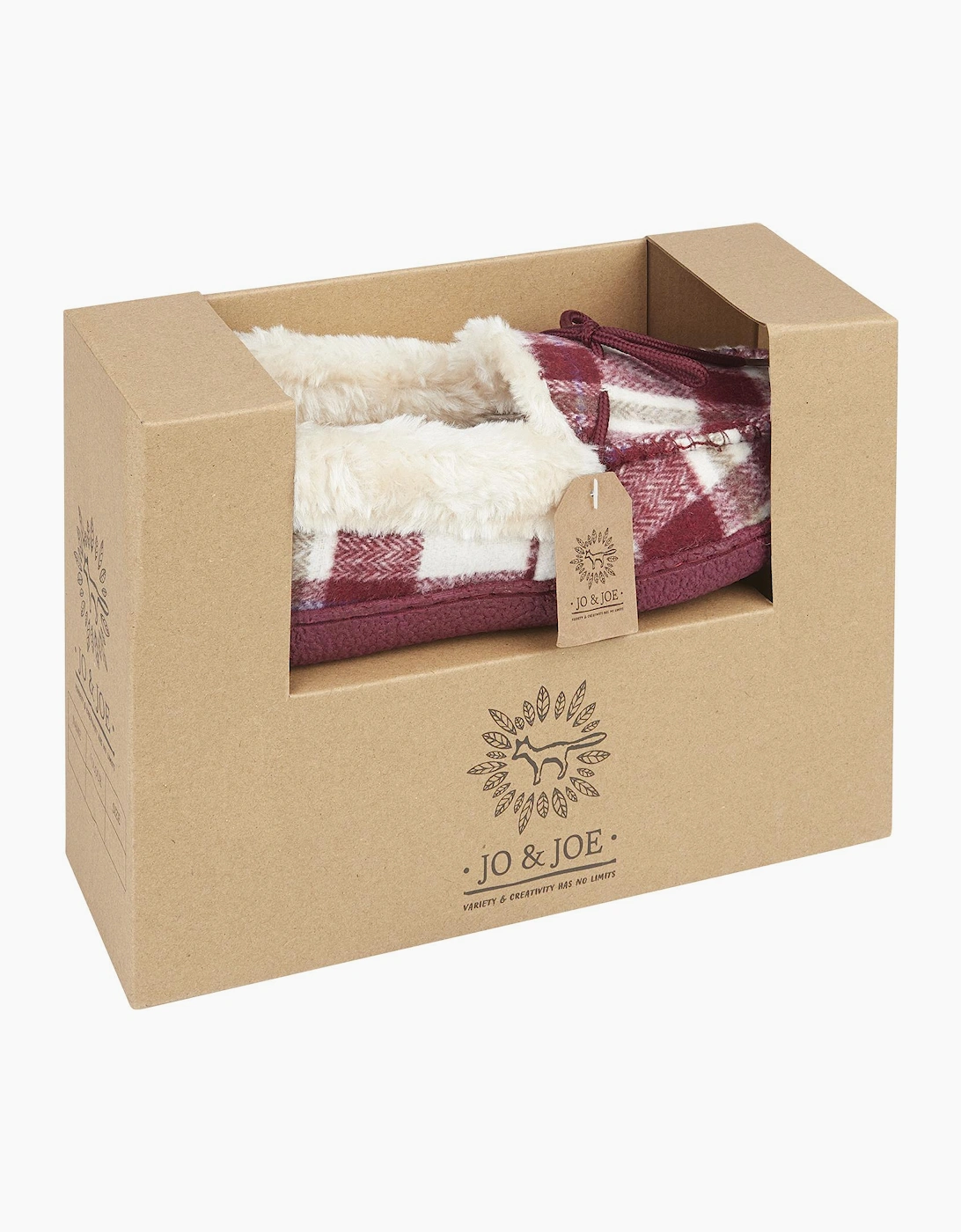 Jo & Joe PEMBROKE Womens Moccasin Slippers Cherry
