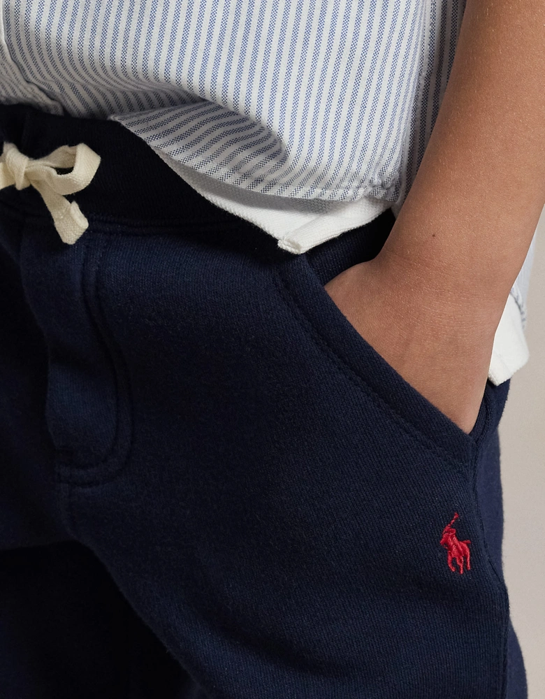 Ralph Lauren Baby Boys Fleece Joggers in Navy