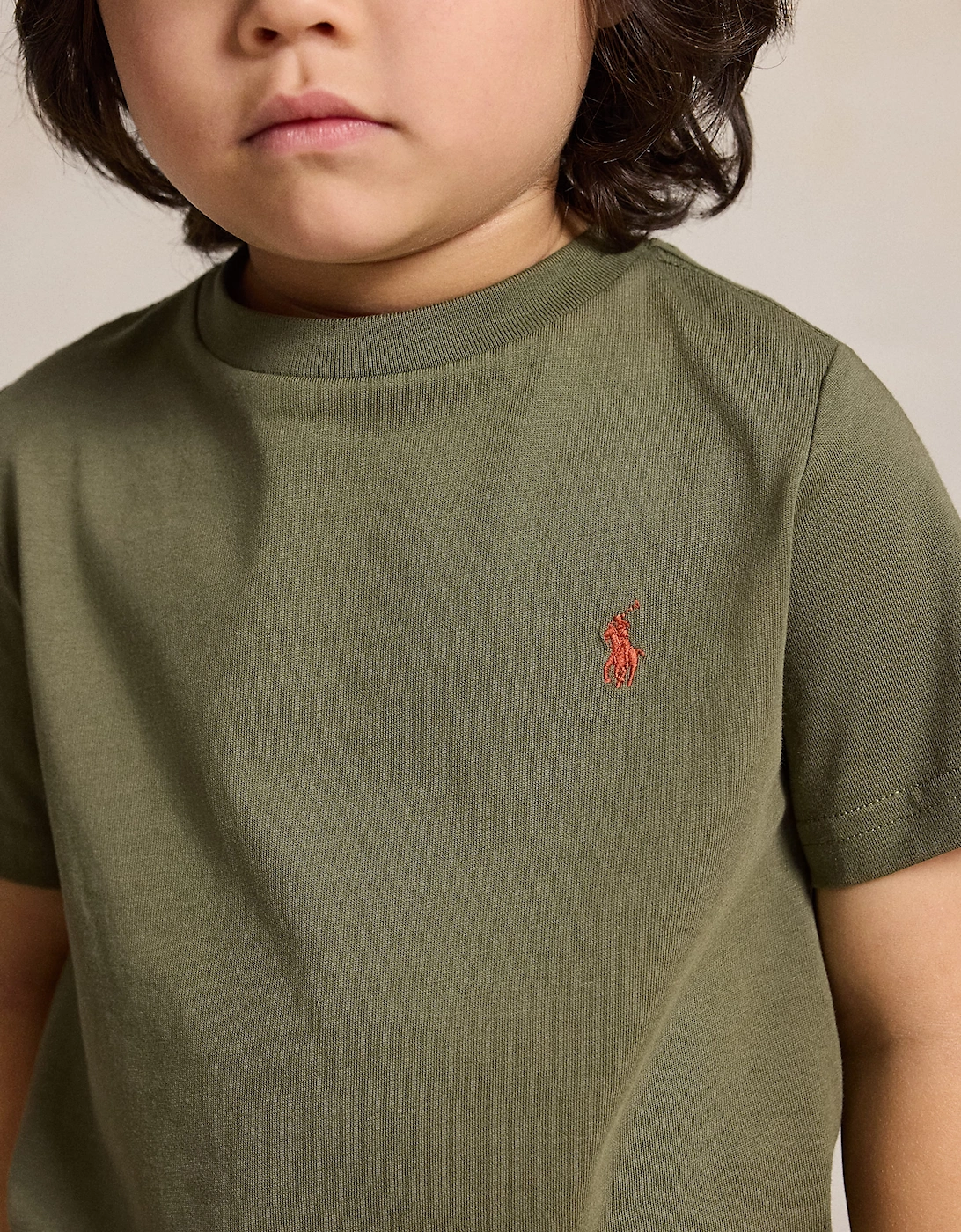 Ralph Lauren Boys Cotton Logo T-Shirt in Green