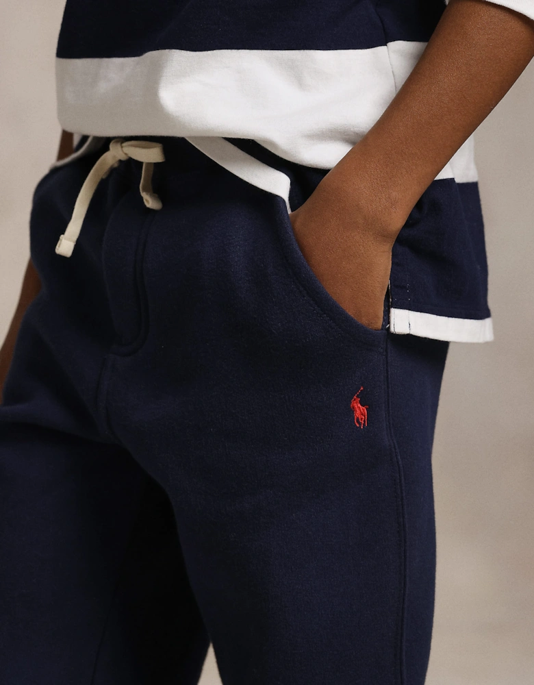 Ralph Lauren Boys Logo Joggers in Navy