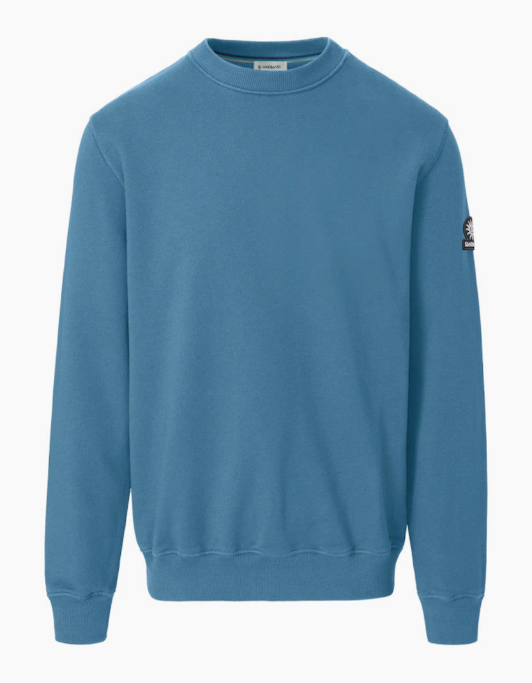 Sandbanks Badge Logo Sweatshirt Teal