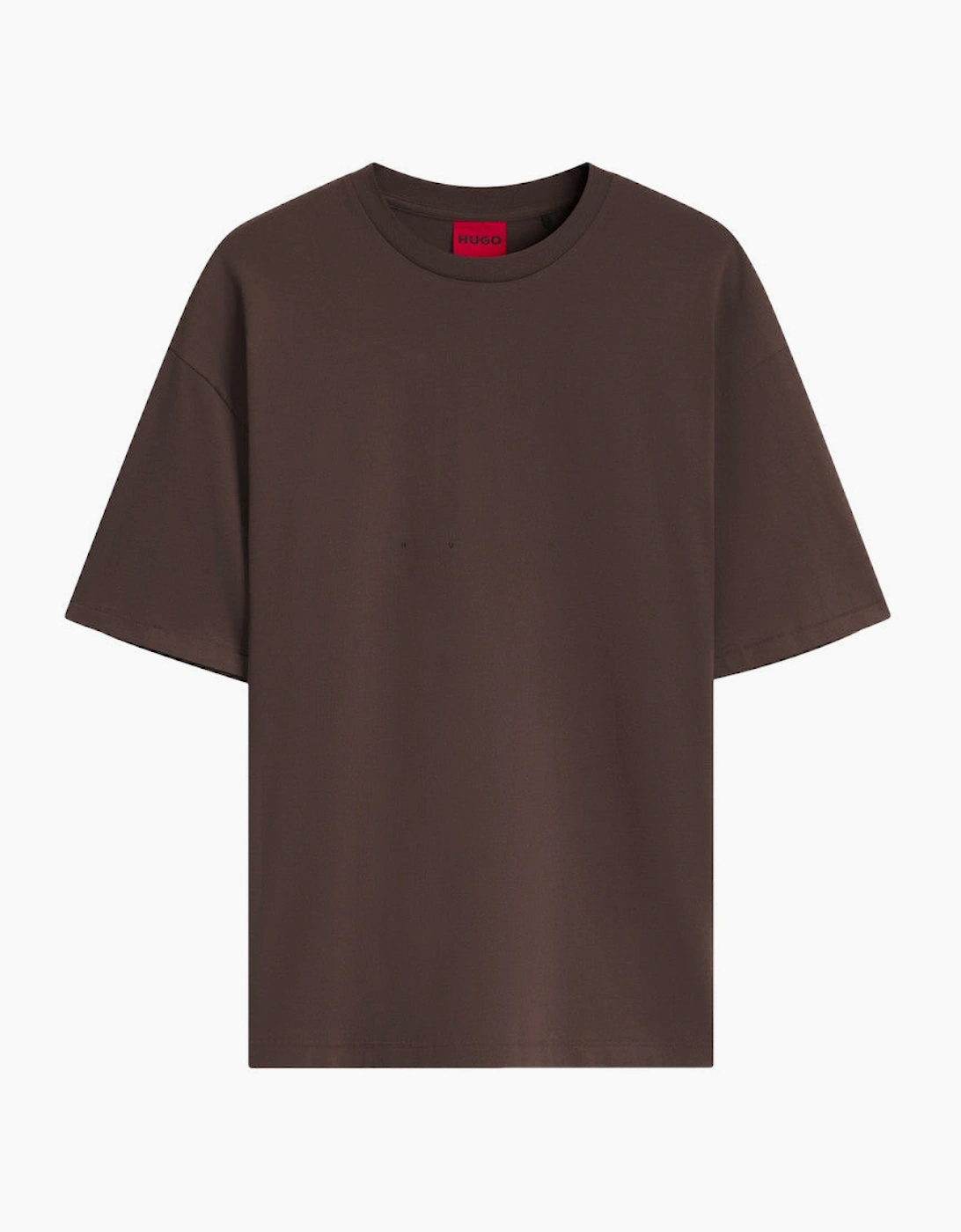 HUGO Devrolo T-Shirt 903 Brown Overflow