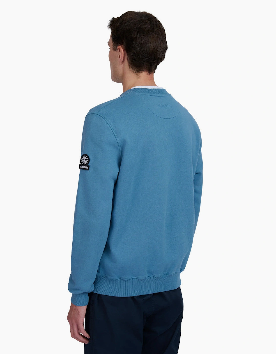 Sandbanks Badge Logo Sweatshirt Teal