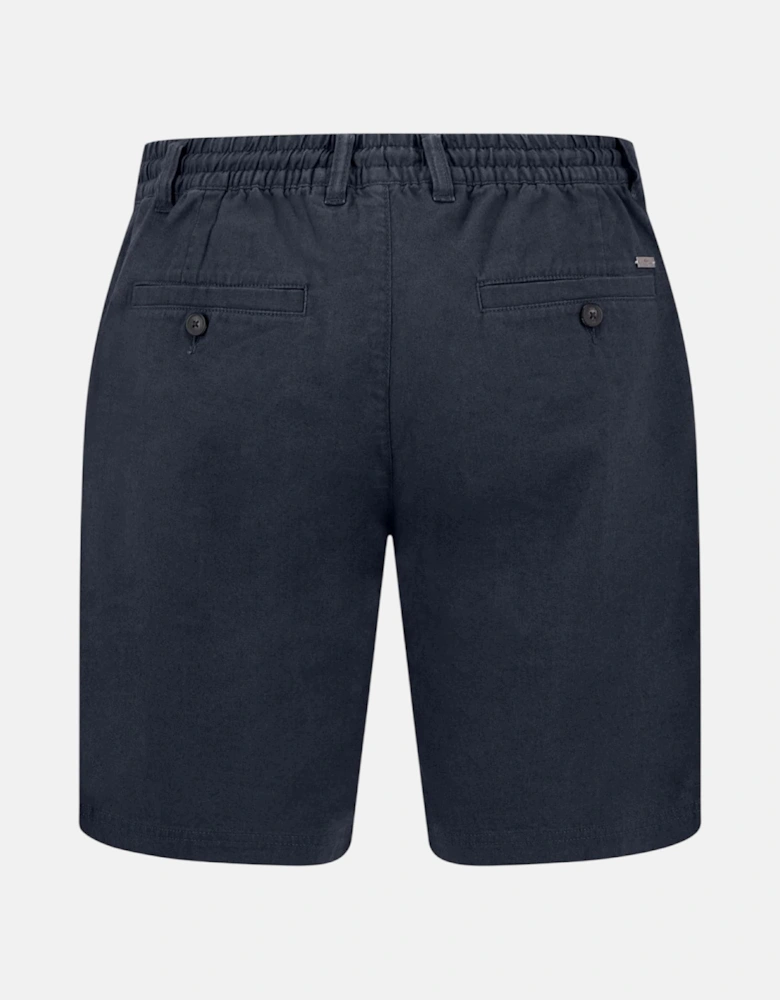 Coli Linen Blend Bermuda Shorts Dark Navy