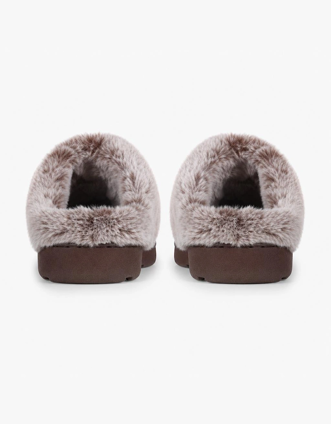 Jo & Joe SPLENDOUR Womens Mule Slippers Chocolate