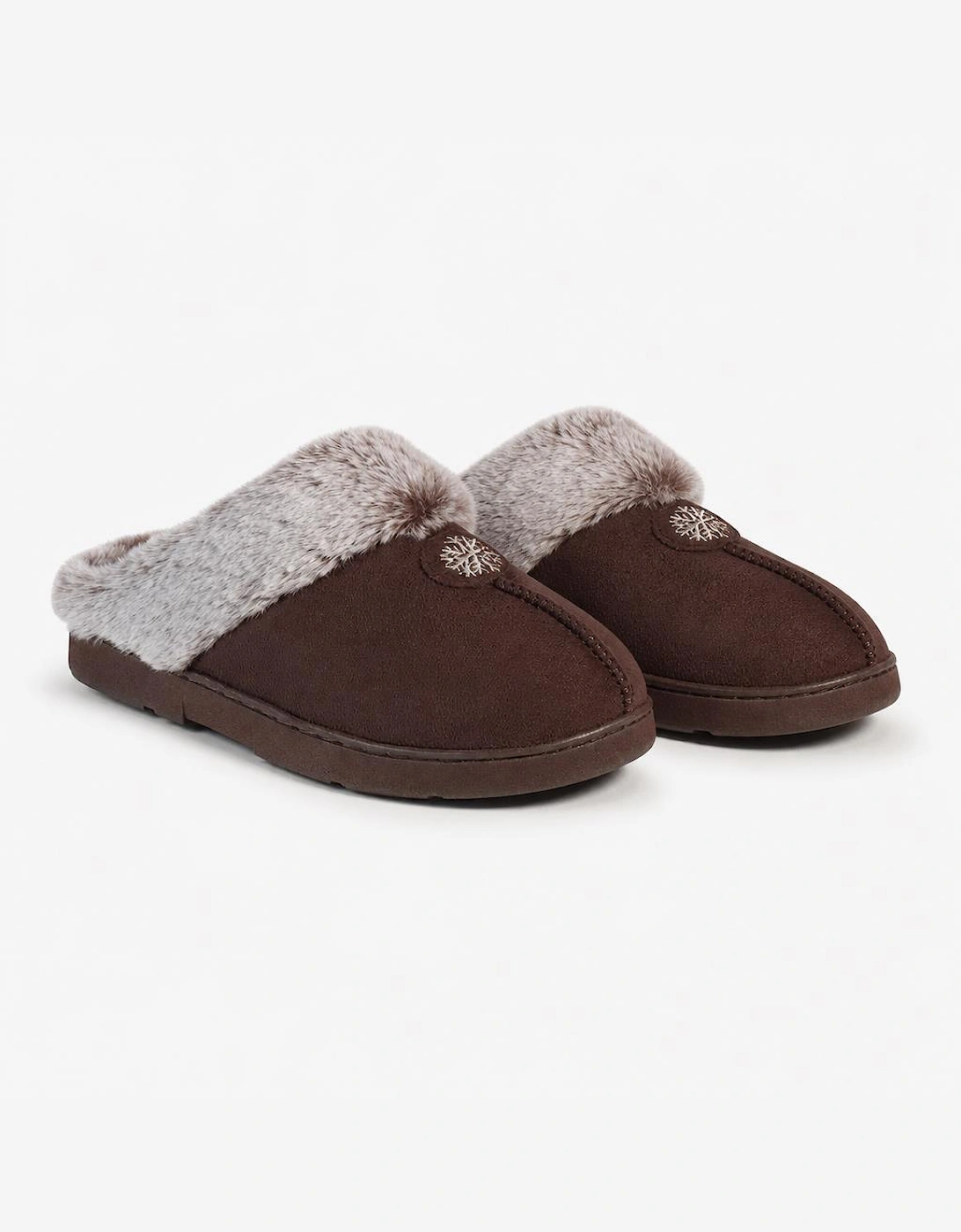Jo & Joe SPLENDOUR Womens Mule Slippers Chocolate