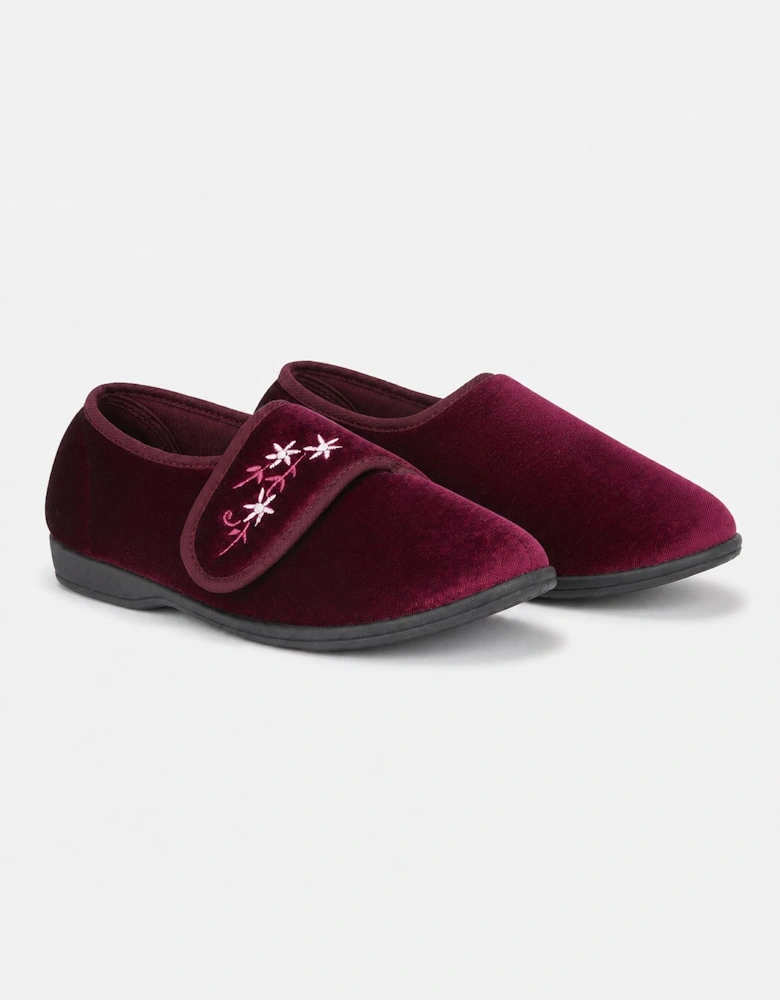 Jo & Joe VERONICA Womens Touch Fasten/Velcro Wine