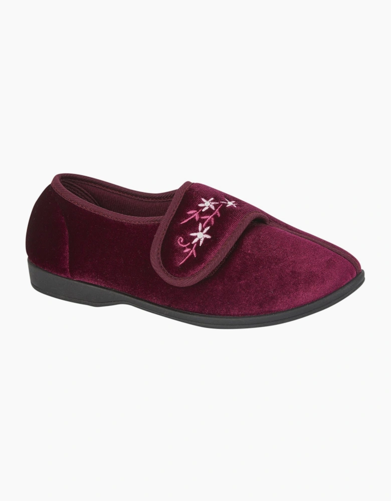 Jo & Joe VERONICA Womens Touch Fasten/Velcro Wine