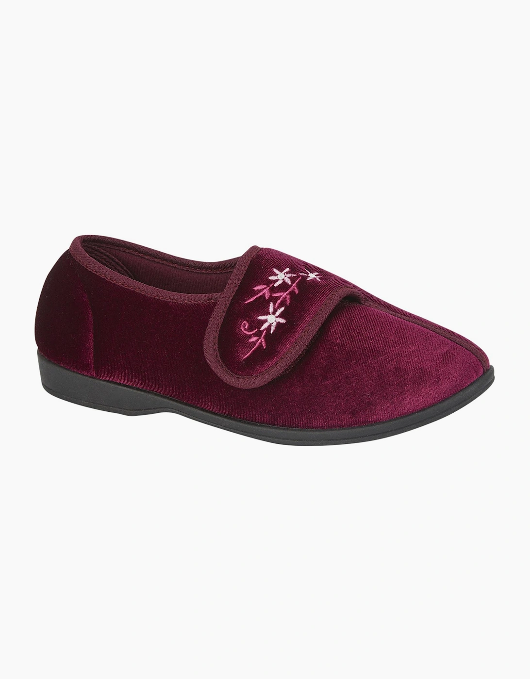 Jo & Joe VERONICA Womens Touch Fasten/Velcro Wine