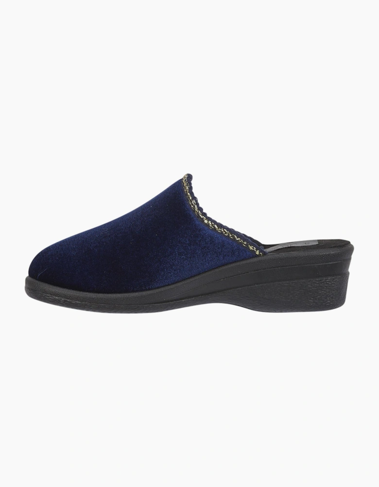 Jo & Joe HELEN Womens Mule Slippers Navy