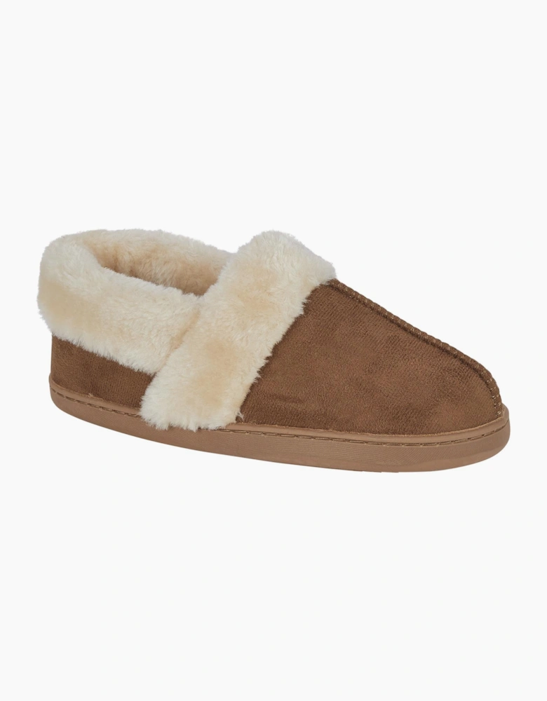 Jo & Joe EDALE Womens Full Slippers Cognac
