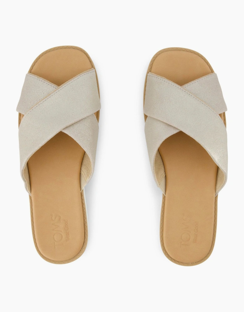 Mae Crossover Strap Open Toe Slides
