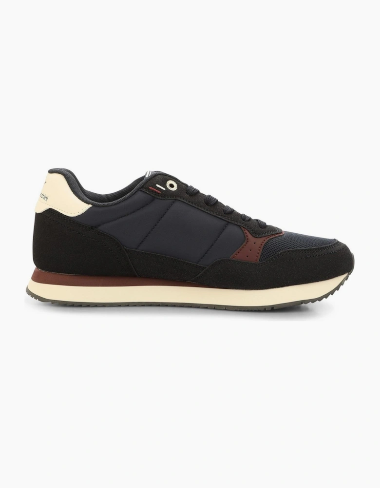 Monza Low Top Trainers with Logo Print
