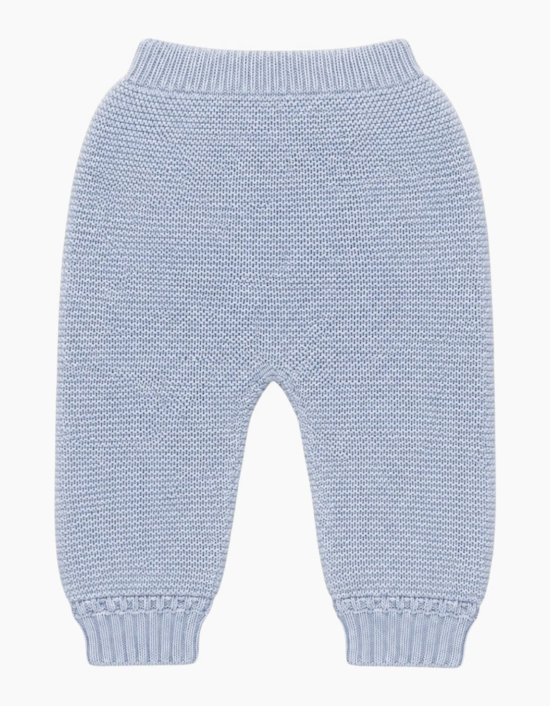 Powder Blue Knit Trousers