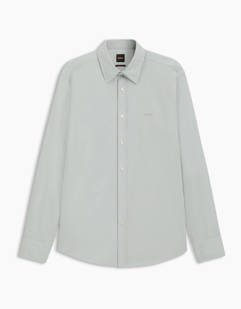 Collared Neck Shirt Collar Long Sleeve Regular Fit Shirt