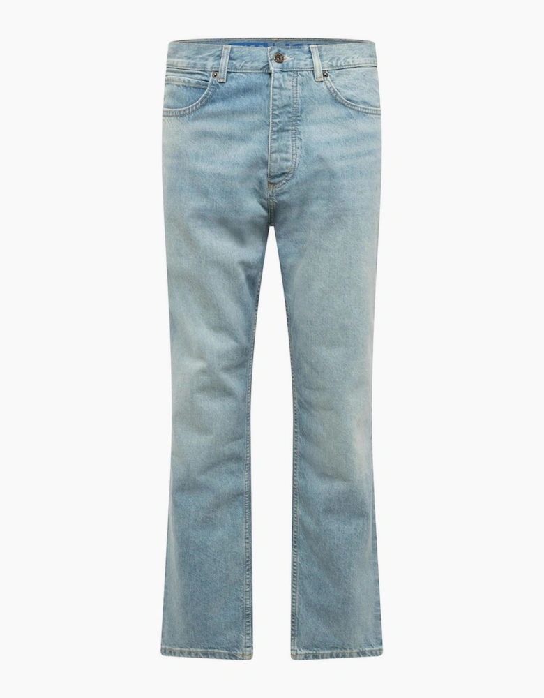 Light Wash Regular Fit Five Pocket Chinos