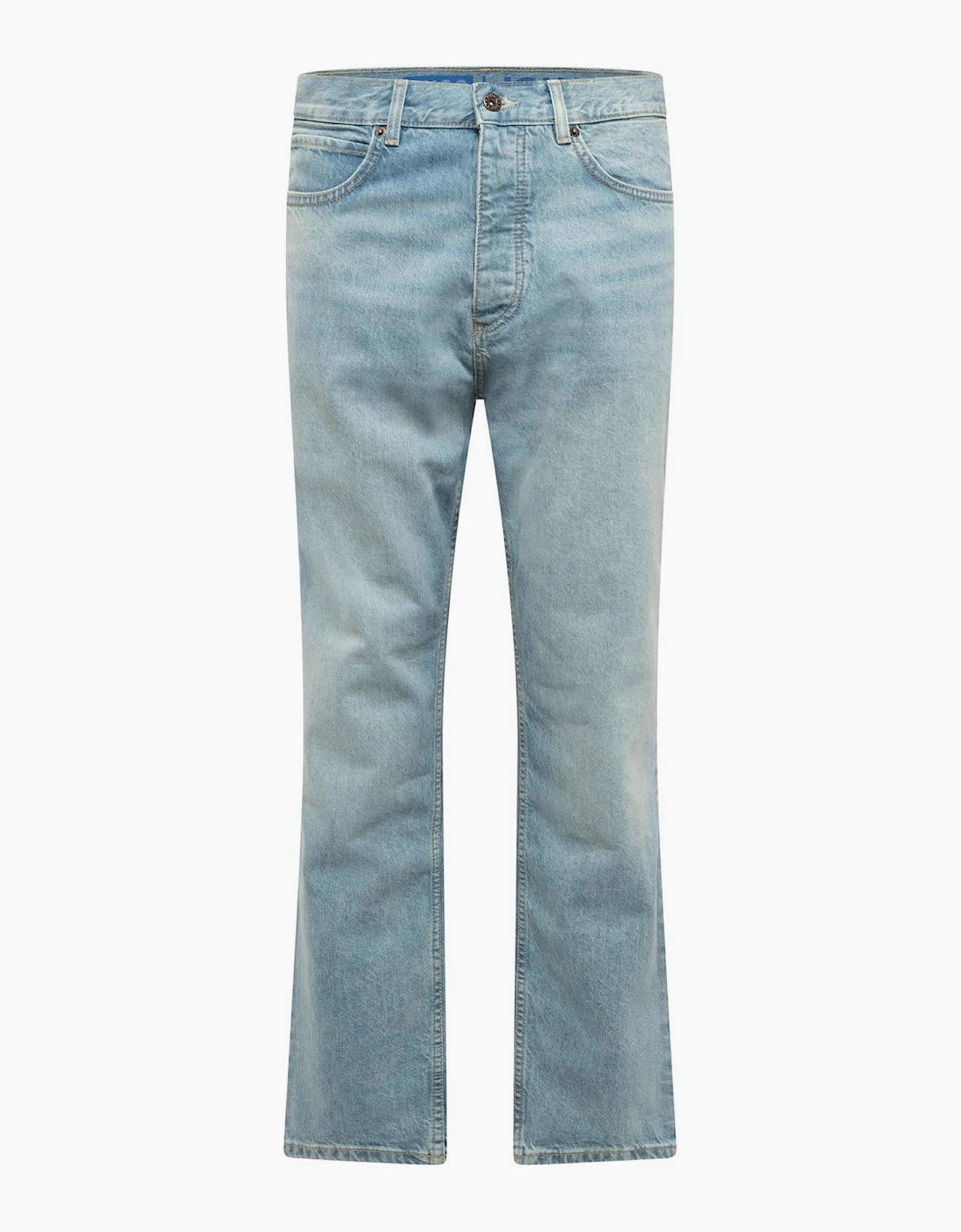 Light Wash Regular Fit Five Pocket Chinos