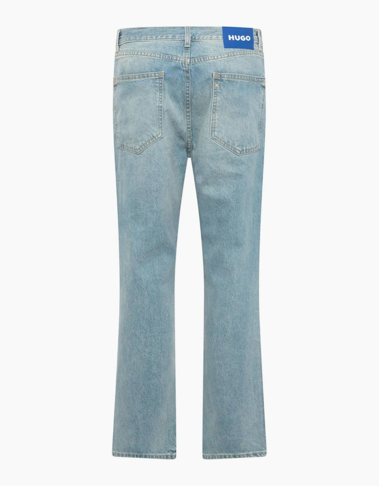 Light Wash Regular Fit Five Pocket Chinos