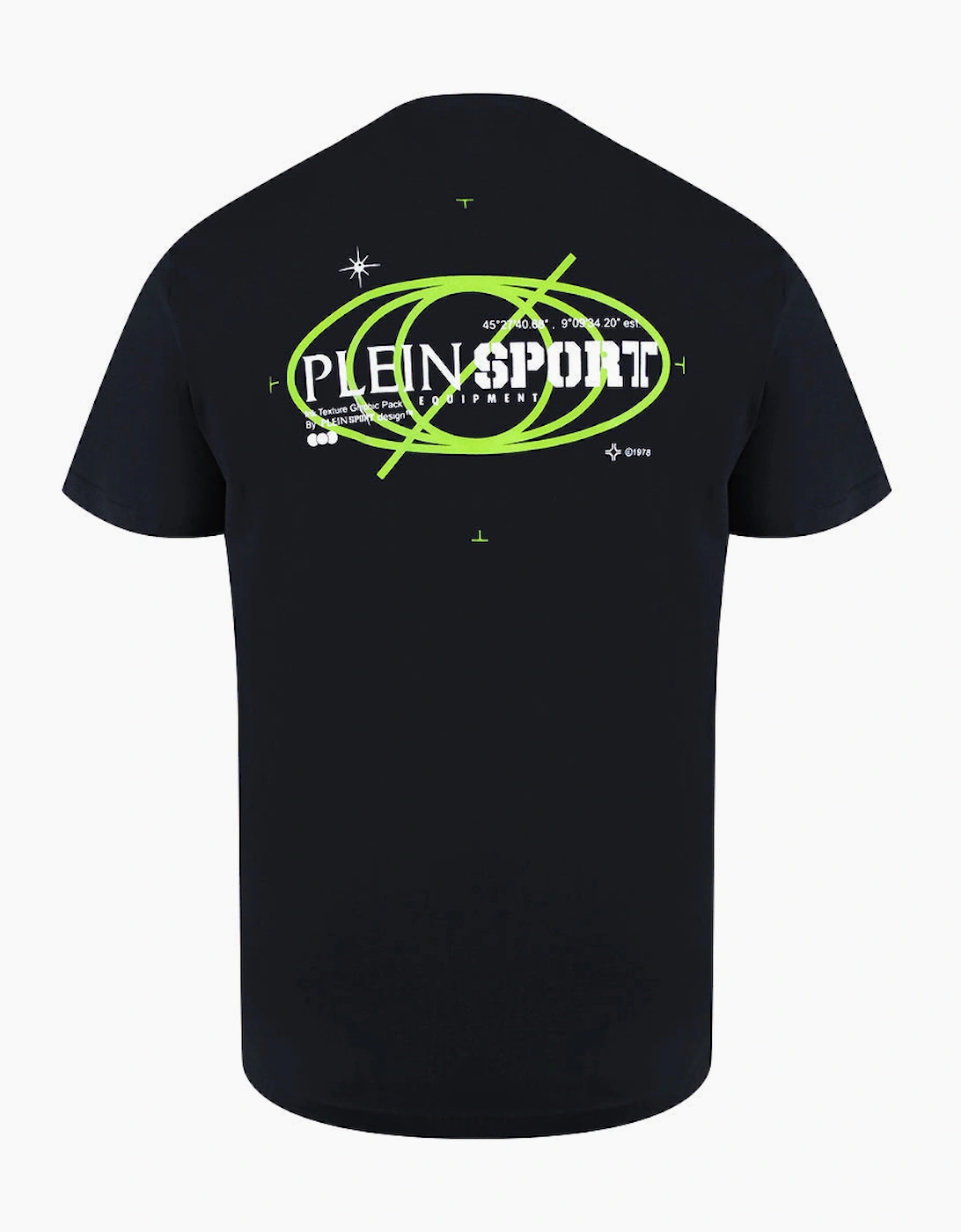 Plein Sport Geo Logo Stretch Black T-Shirt