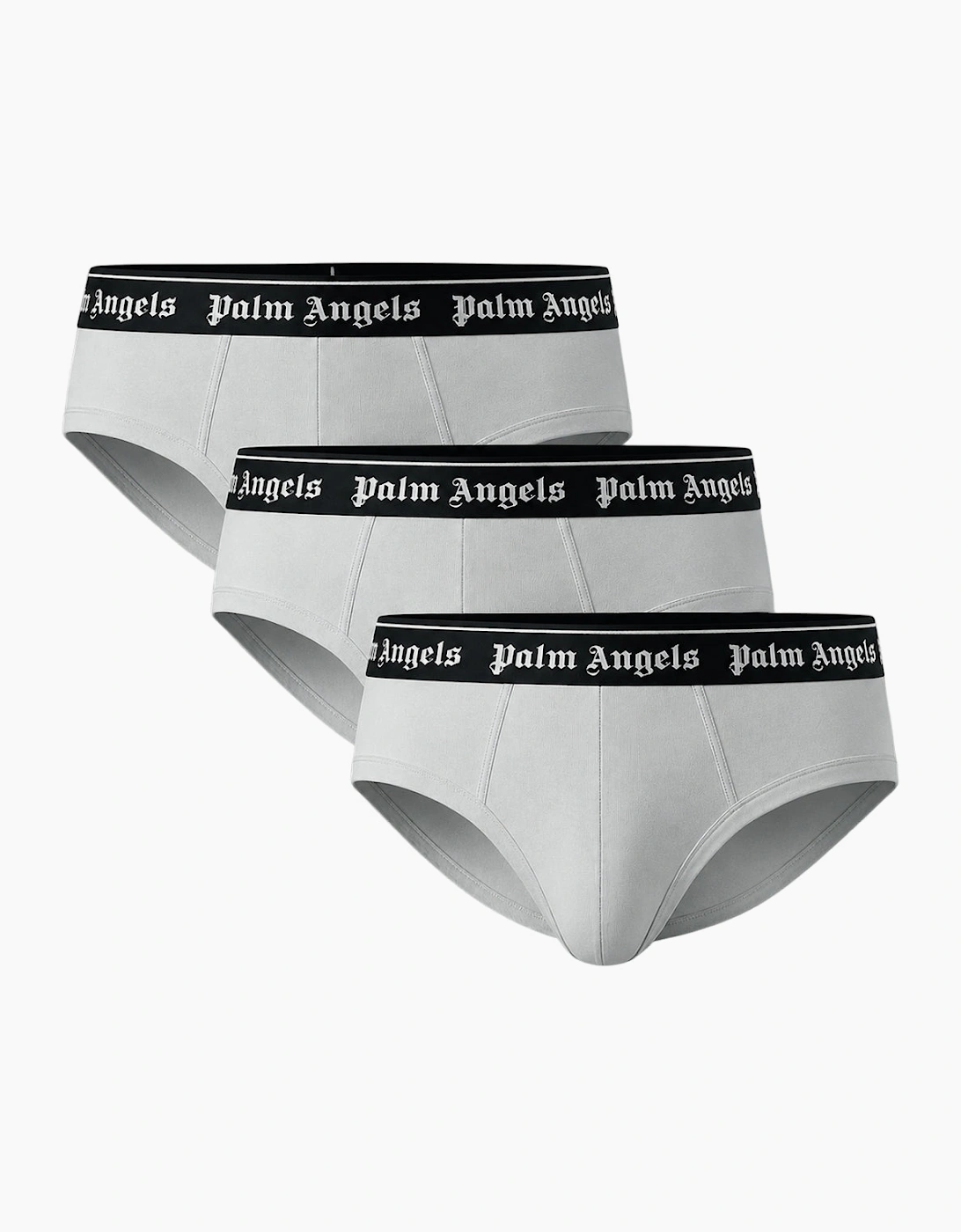 Palm Angels Women's Palm Angels Tri-Pack Classic Logo White Briefs