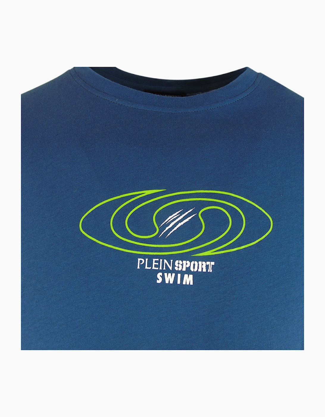Plein Sport Spiral Logo Navy Blue T-Shirt