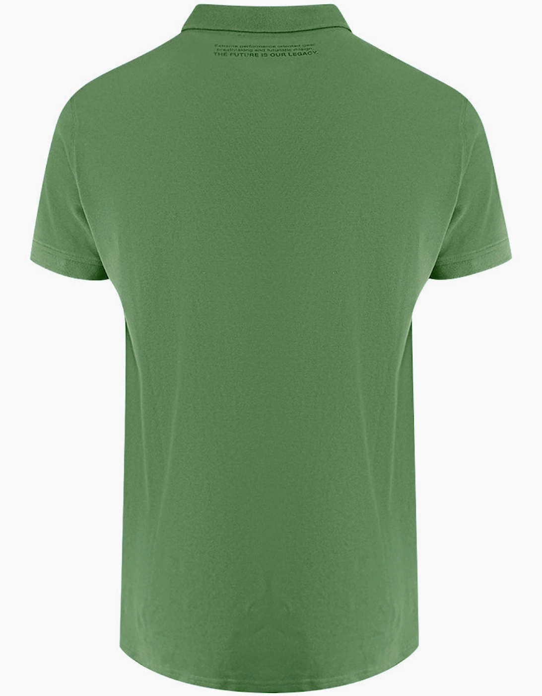 Plein Sport Classic Logo Stretch Green Polo Shirt