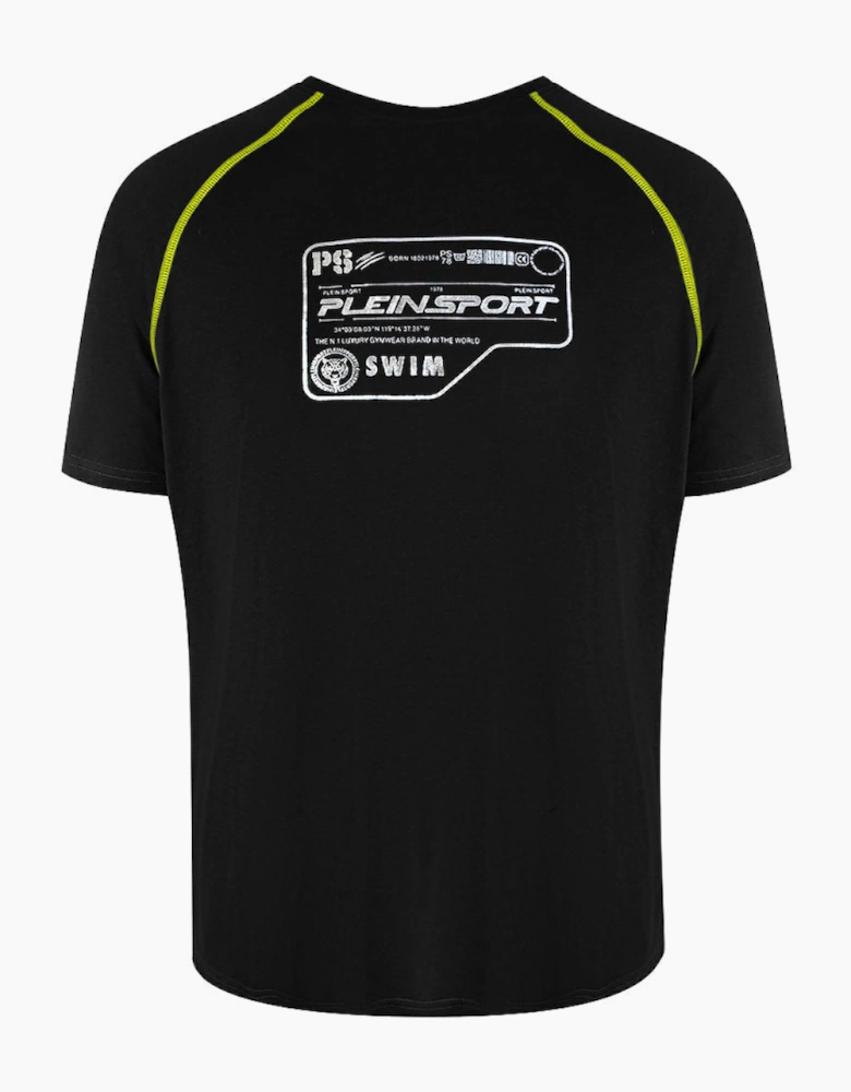 Plein Sport Performance Logo Black T-Shirt