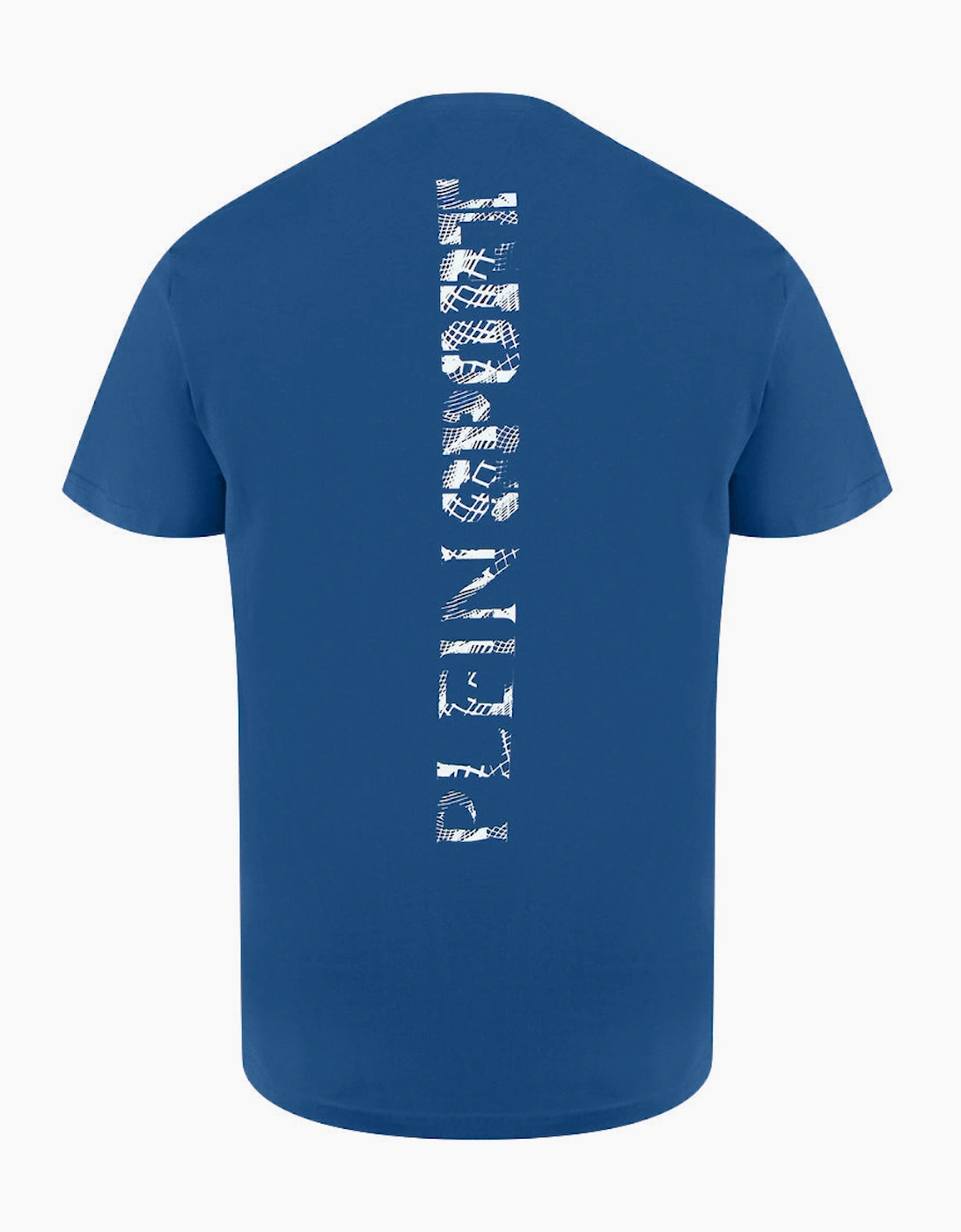 Plein Sport Scratch Logo Navy Blue T-Shirt