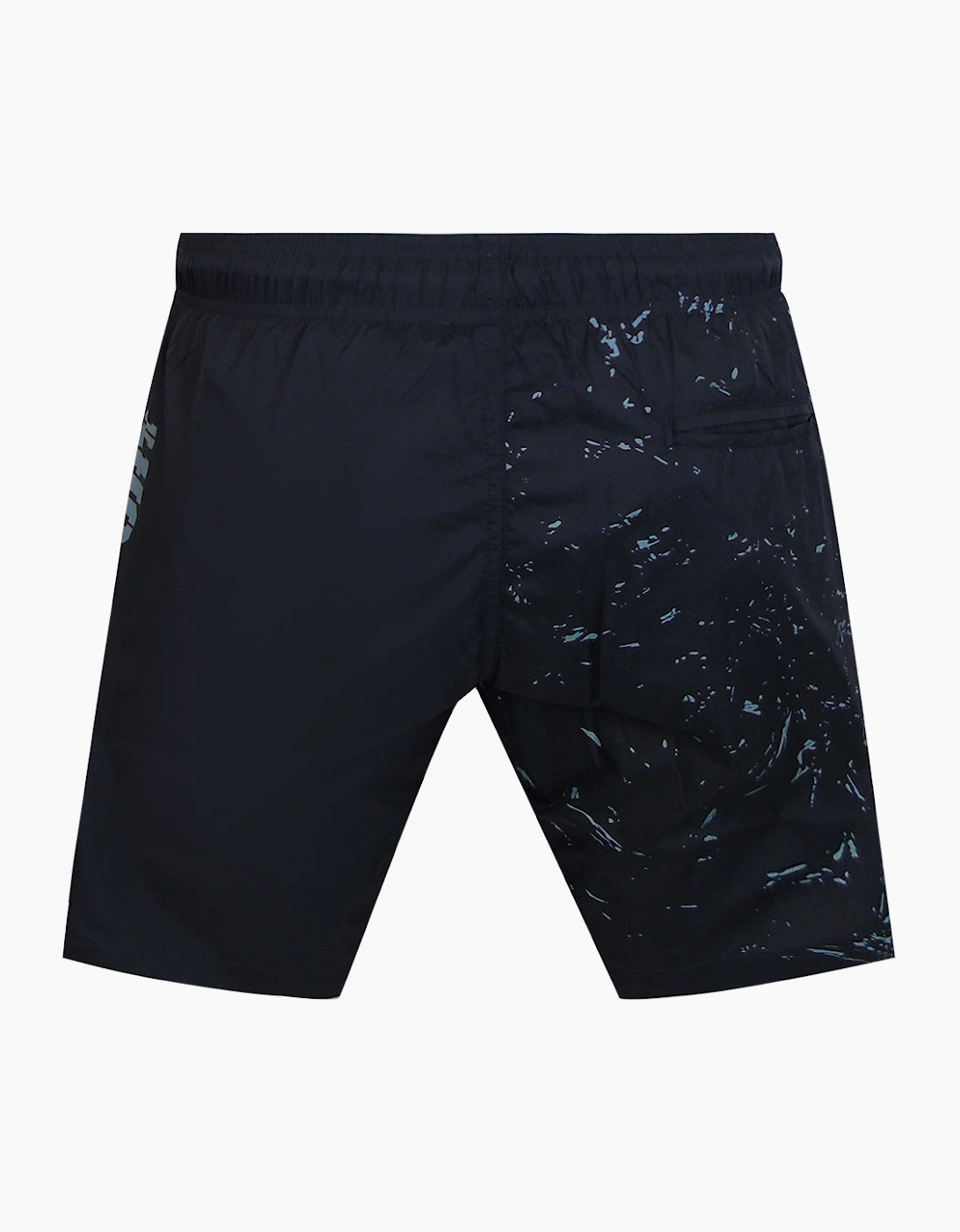 Plein Sport Water Tiger Logo Medium Boardshort Dark Grey Swim Shorts