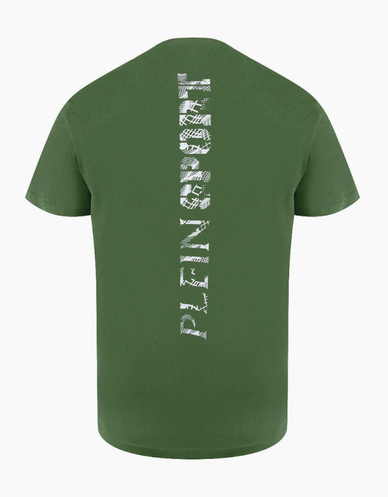 Plein Sport Scratch Logo Green T-Shirt