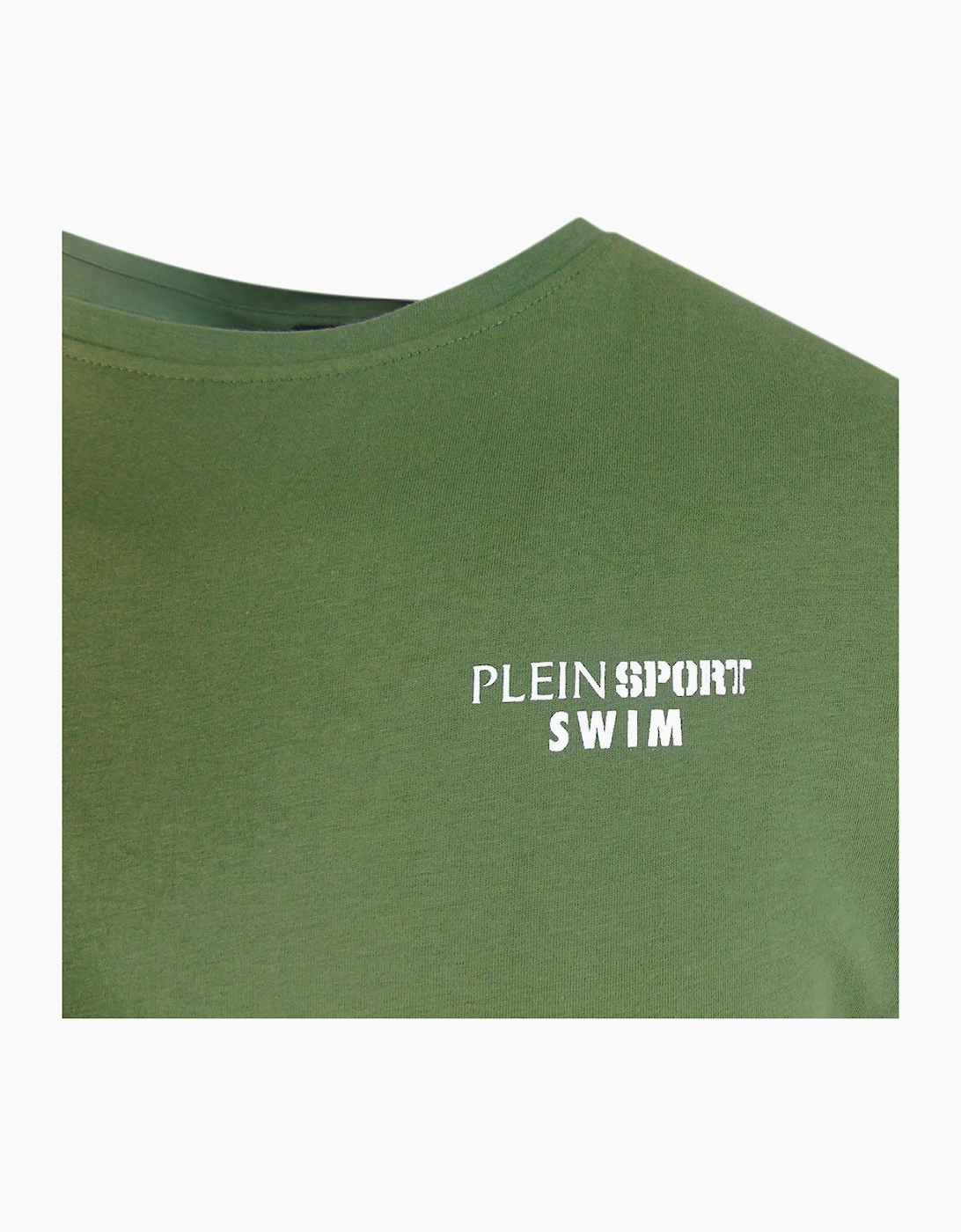 Plein Sport Scratch Logo Green T-Shirt
