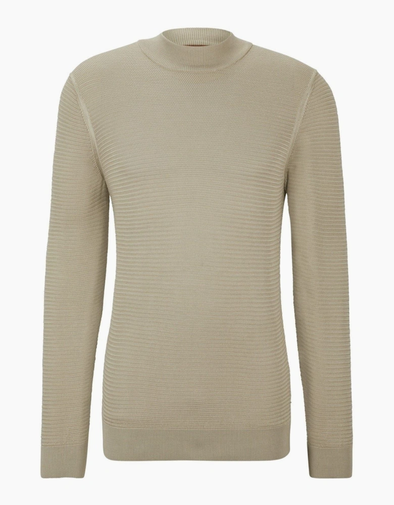 Maguno Slim Fit Mock Neck Long Sleeve Sweater