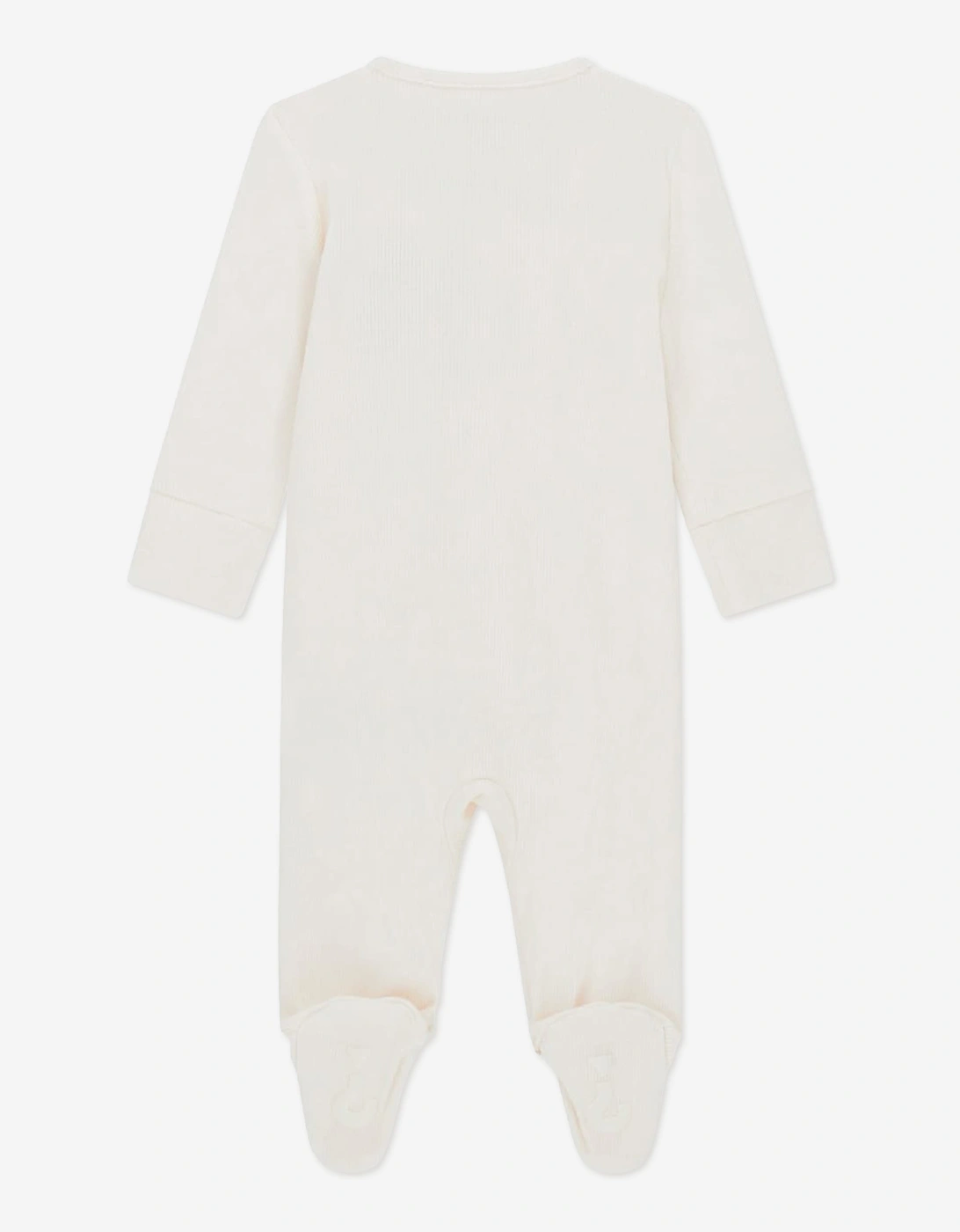 Guess Baby Teddy Bear Babygrow Gift Set in Ivory