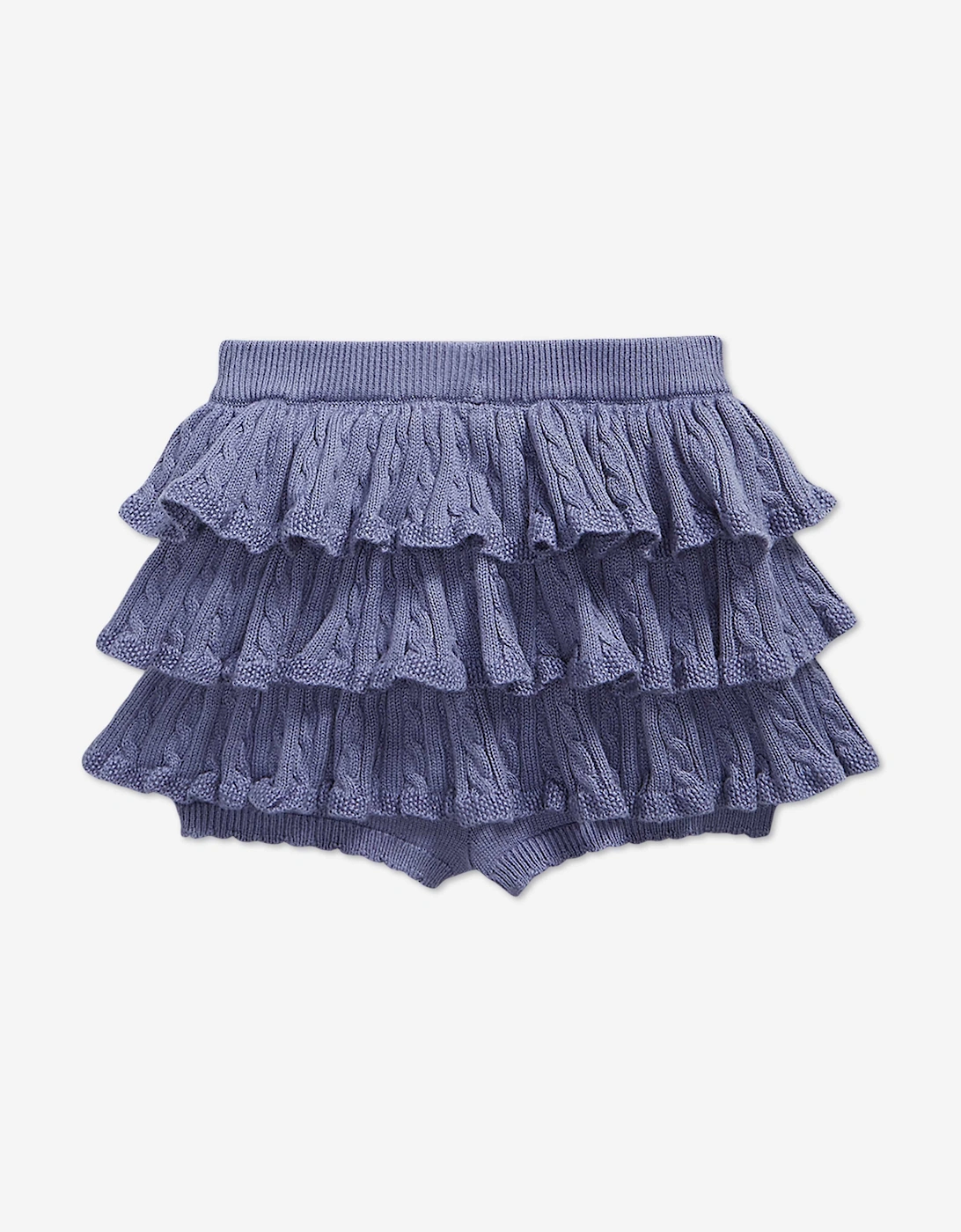 Ralph Lauren Baby Girls Cable Knit Skirt Set in Purple
