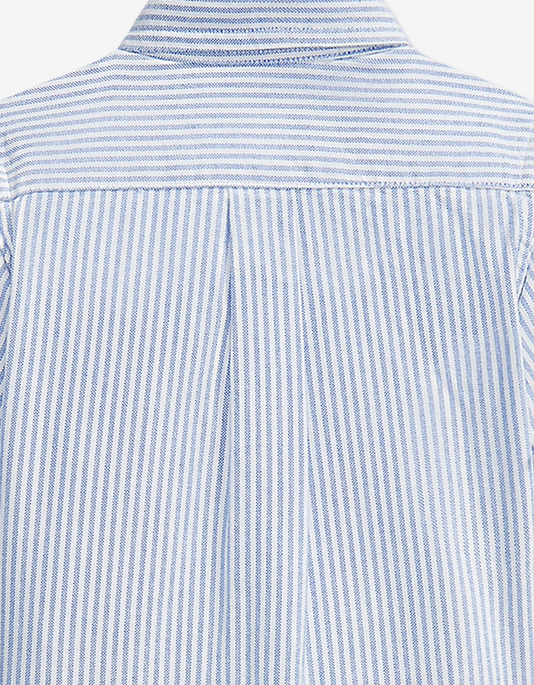 Ralph Lauren Baby Boys Striped Oxford Shirt in Blue