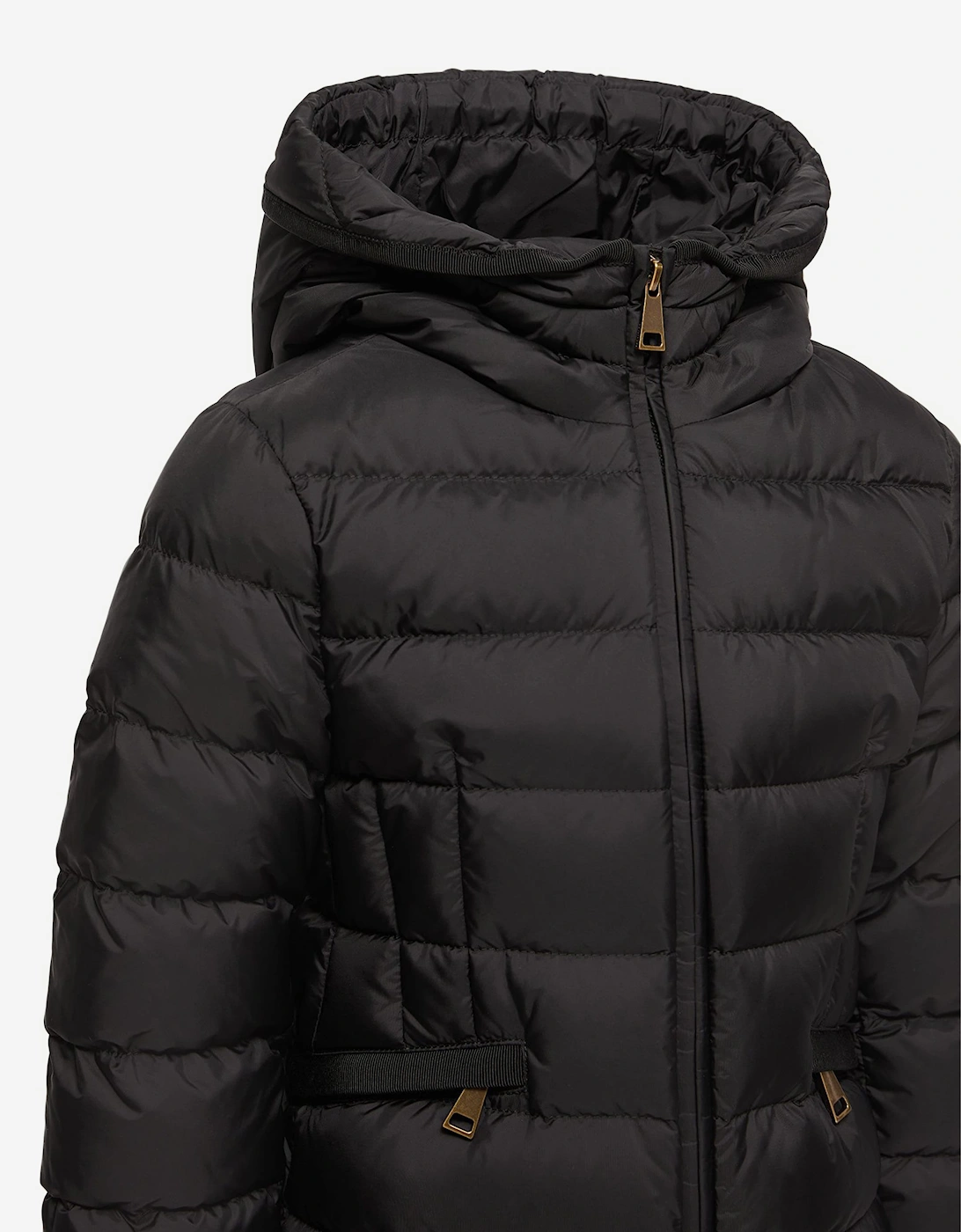Moncler Enfant Girls Down Padded Avoce Jacket in Black