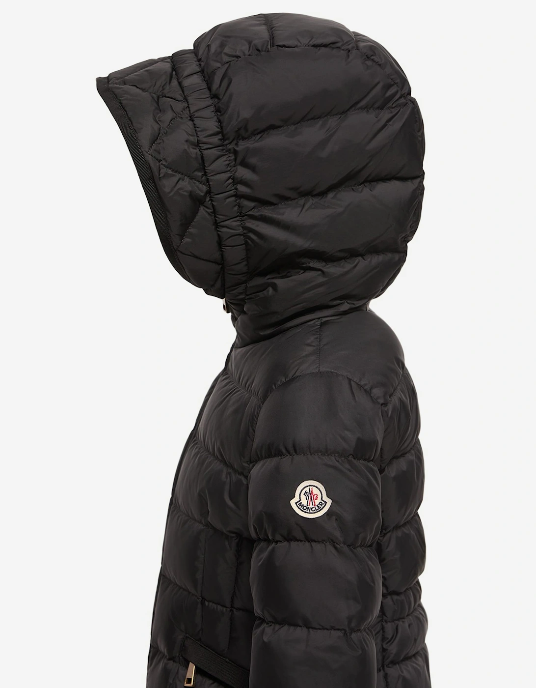 Moncler Enfant Girls Down Padded Avoce Jacket in Black
