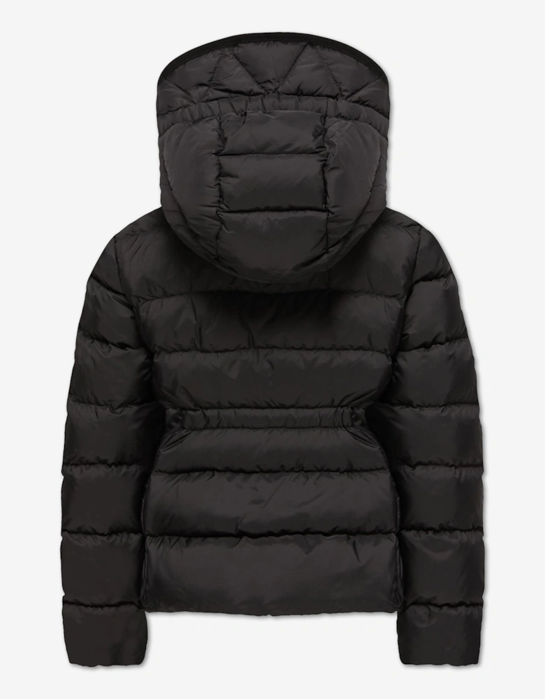Moncler Enfant Girls Down Padded Avoce Jacket in Black