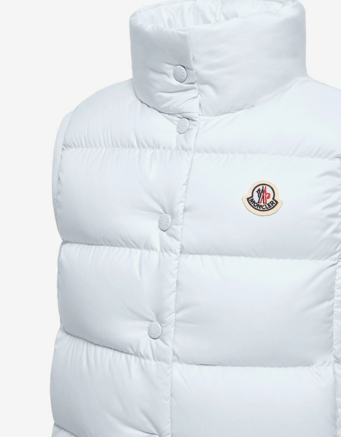 Moncler Enfant Girls Down Padded Badia Gilet in Blue
