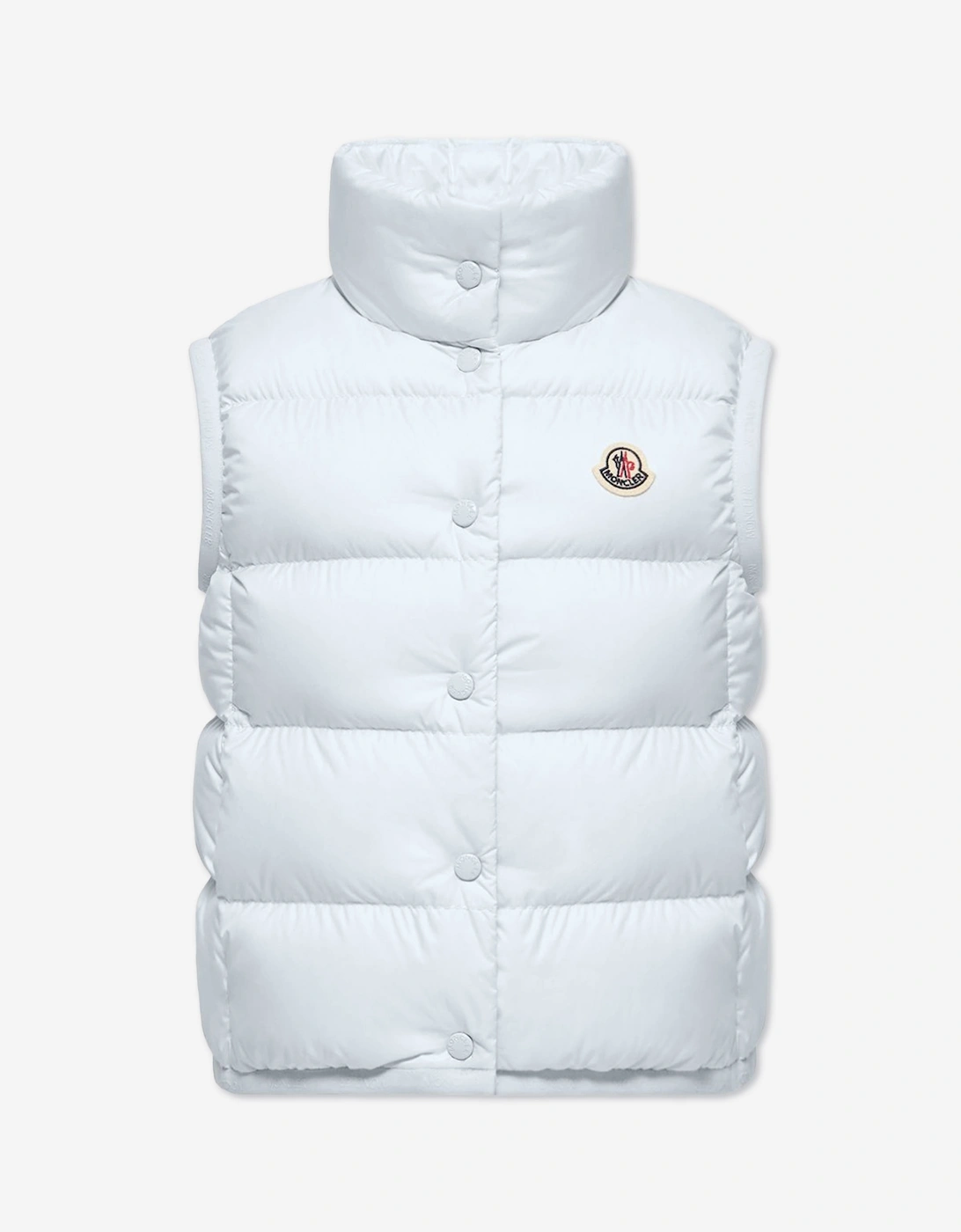 Moncler Girls Blue Enfant Down Padded Badia Gilet  - Size 4 Years Kids