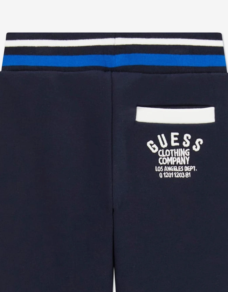 Guess Boys Logo Joggers in Navy