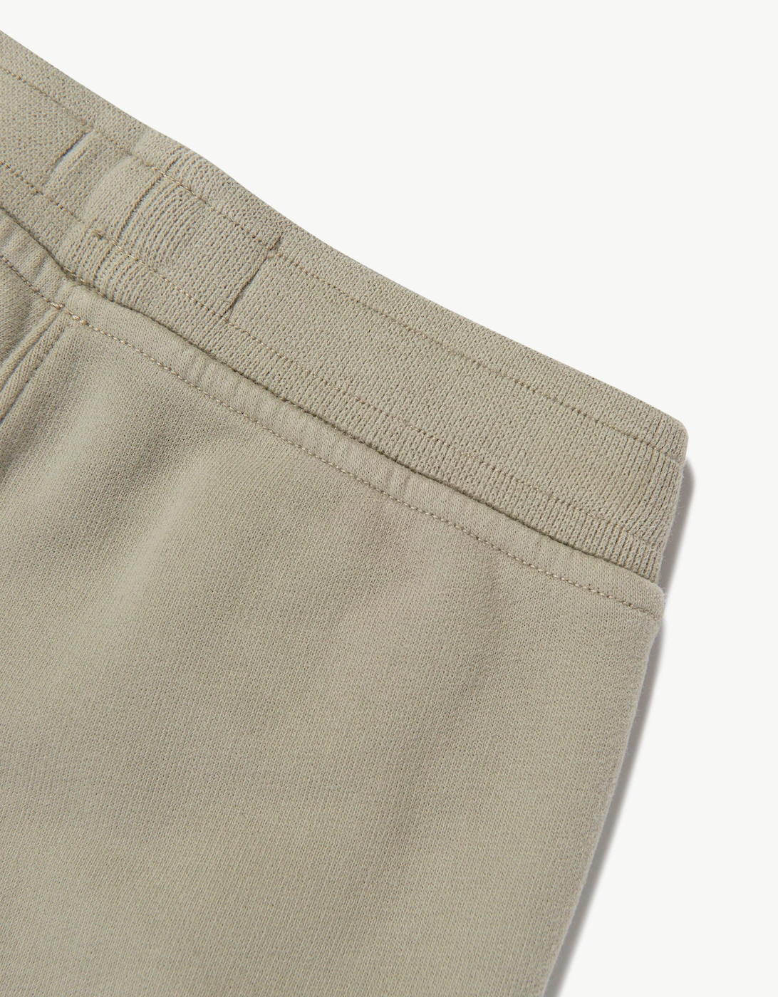 Stone Island Boys Brushed Cotton Fleece Joggers in Green