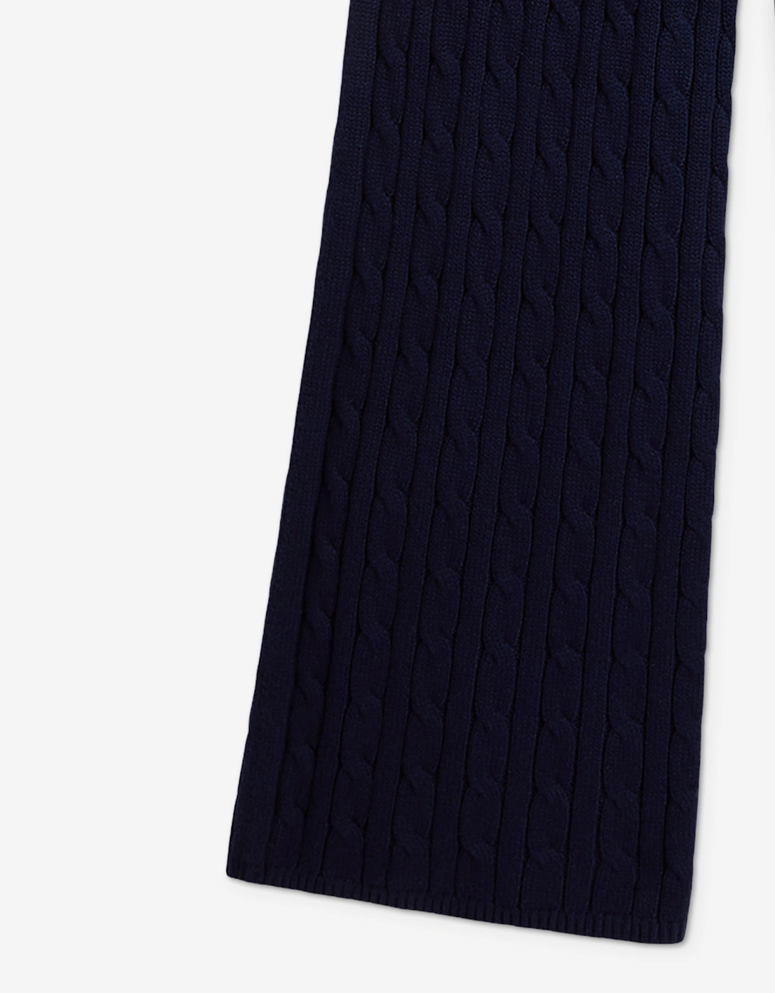 Ralph Lauren Girls Cable Knit Trousers in Navy