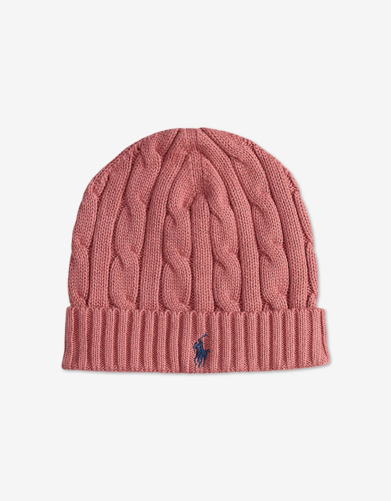 Ralph Lauren Baby Girls Hat and Booties Gift Set in Pink