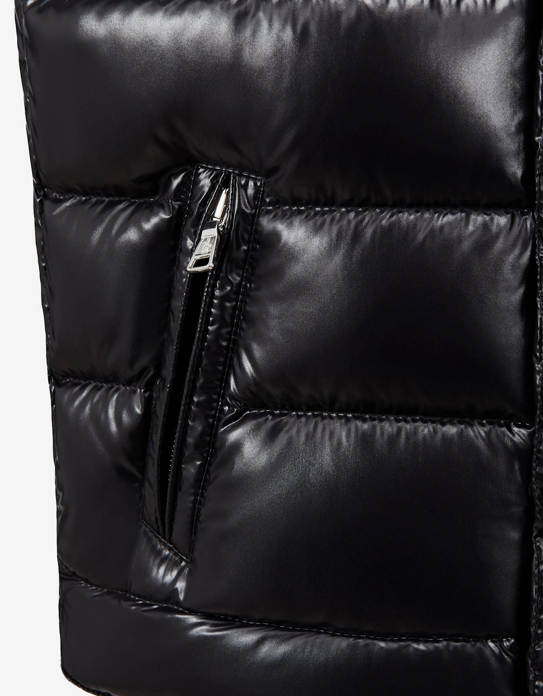 Moncler Enfant Boys Down Padded Tib Gilet in Black