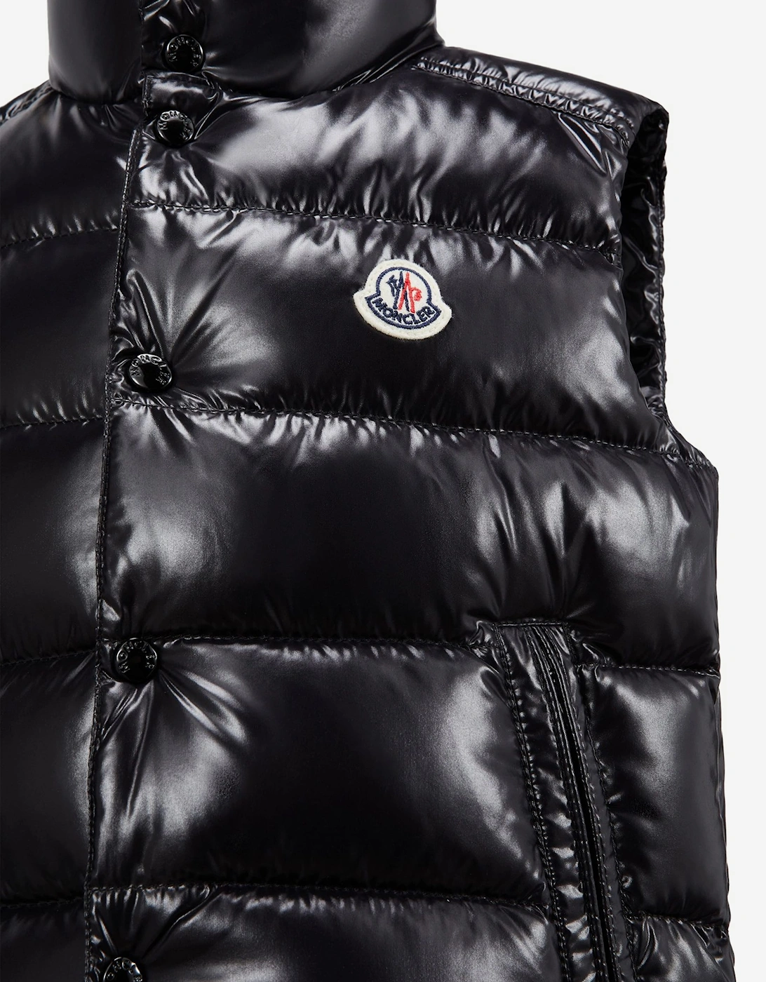 Moncler Enfant Boys Down Padded Tib Gilet in Black