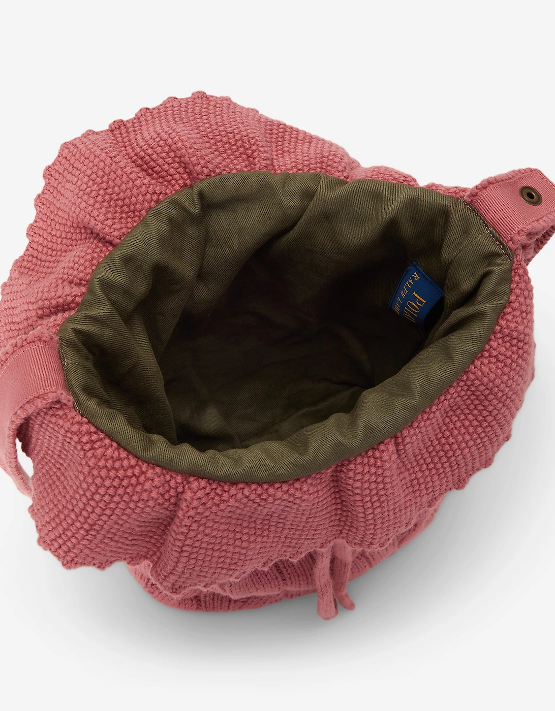 Ralph Lauren Girls Cable Knit Handbag in Pink (17cm)