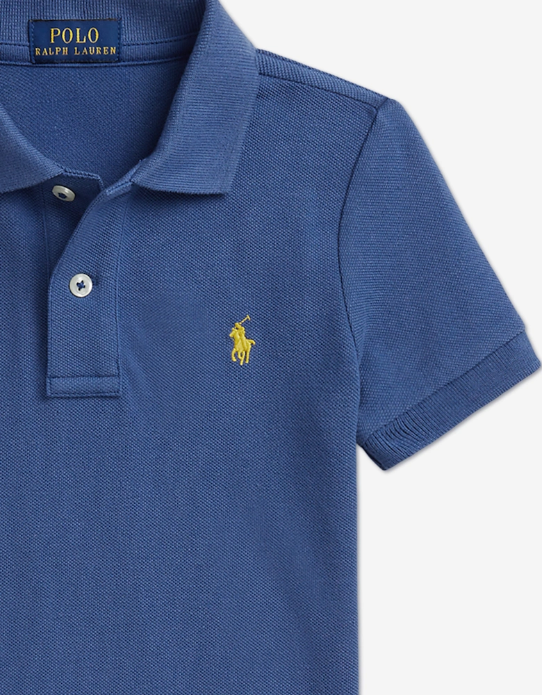Ralph Lauren Boys Logo Polo Shirt in Blue