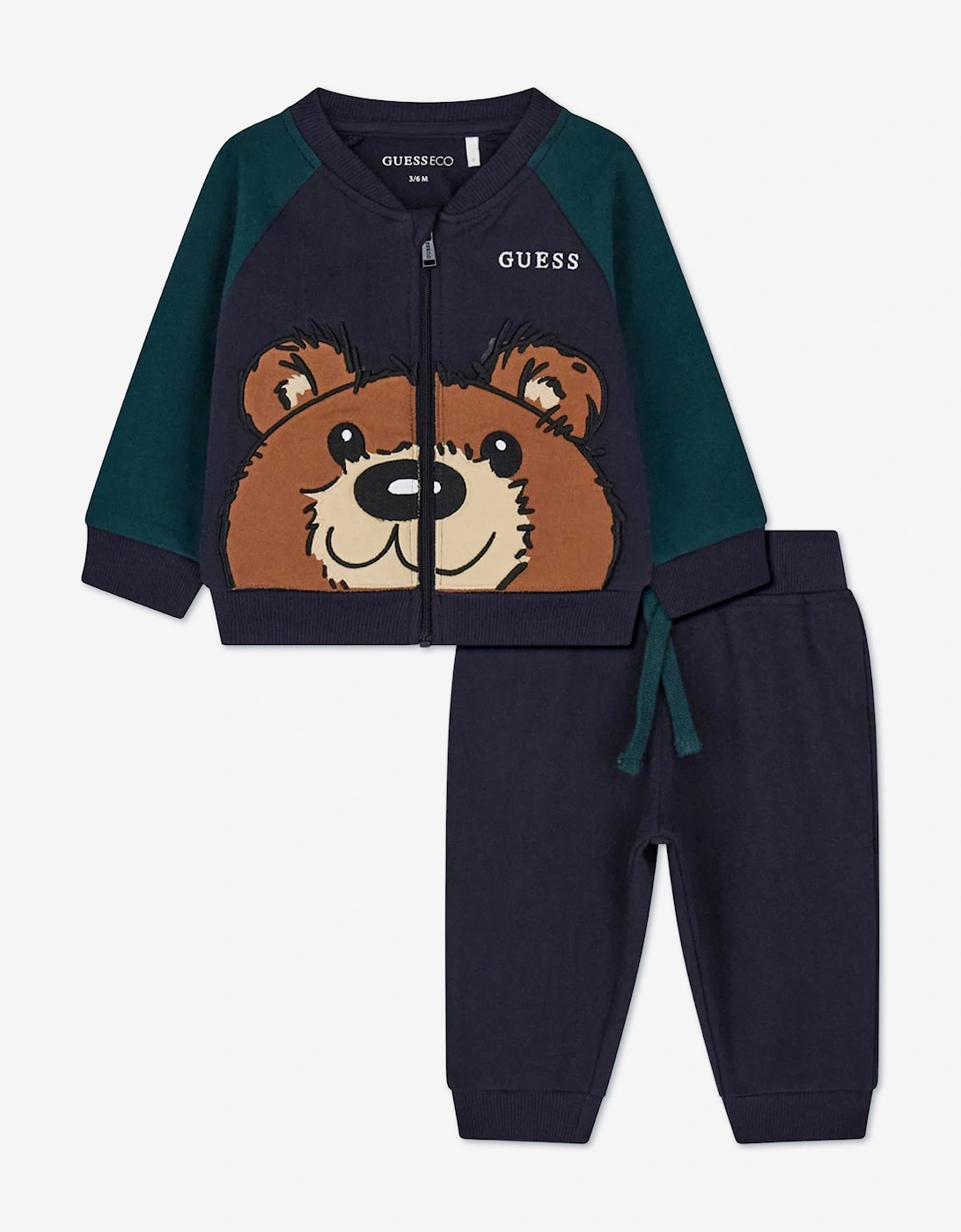 Guess Baby Boys Bear Tracksuit in Navy