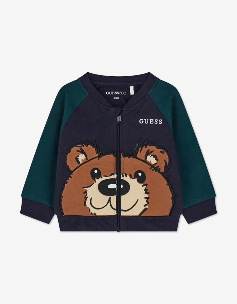 Guess Baby Boys Bear Tracksuit in Navy